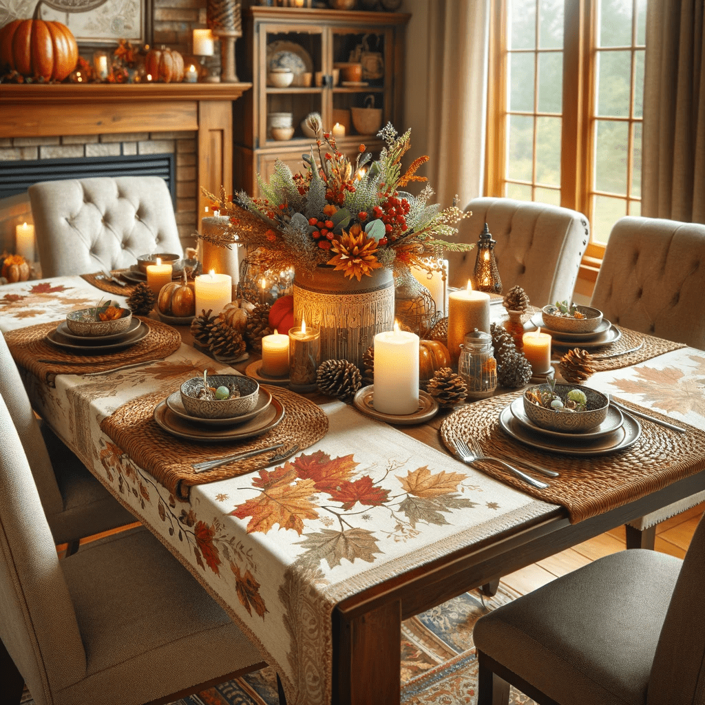 how to make your home cozy for fall - dining room