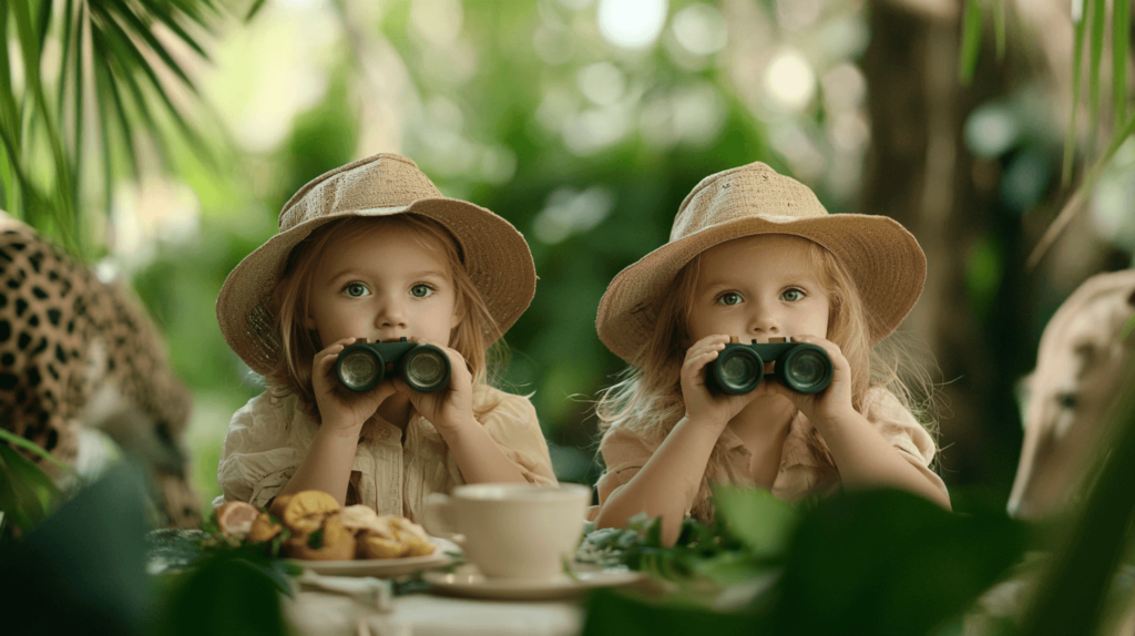 safari jungle child's tea party ideas