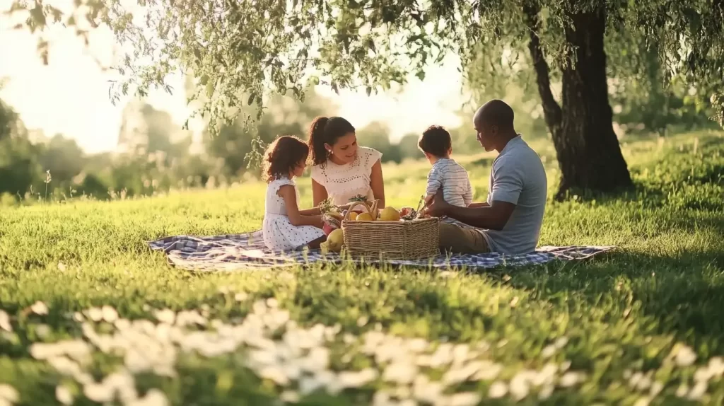 family picnic outing