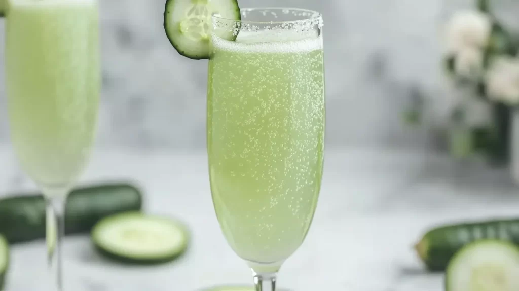 Cucumber and melon mimosa