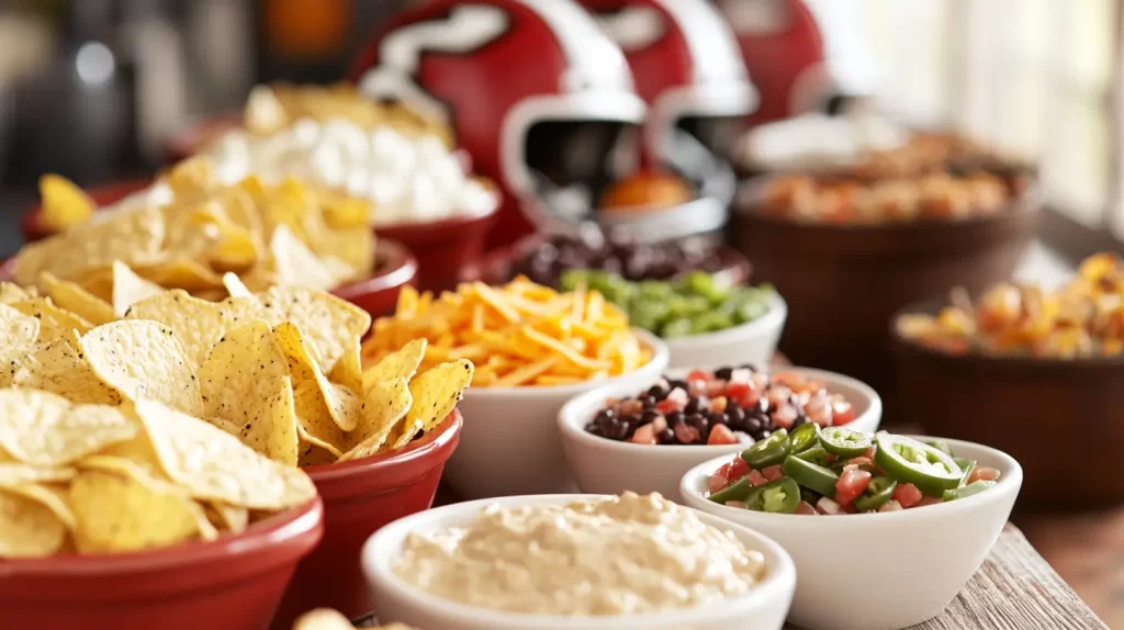 nacho bar for super bowl