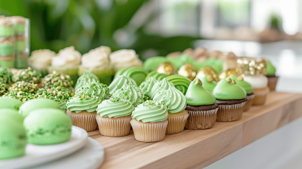 st Patrick's day charcuterie board green desserts