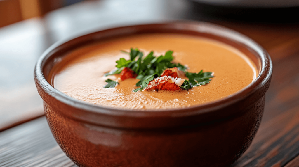 easy bowl of lobster bisque