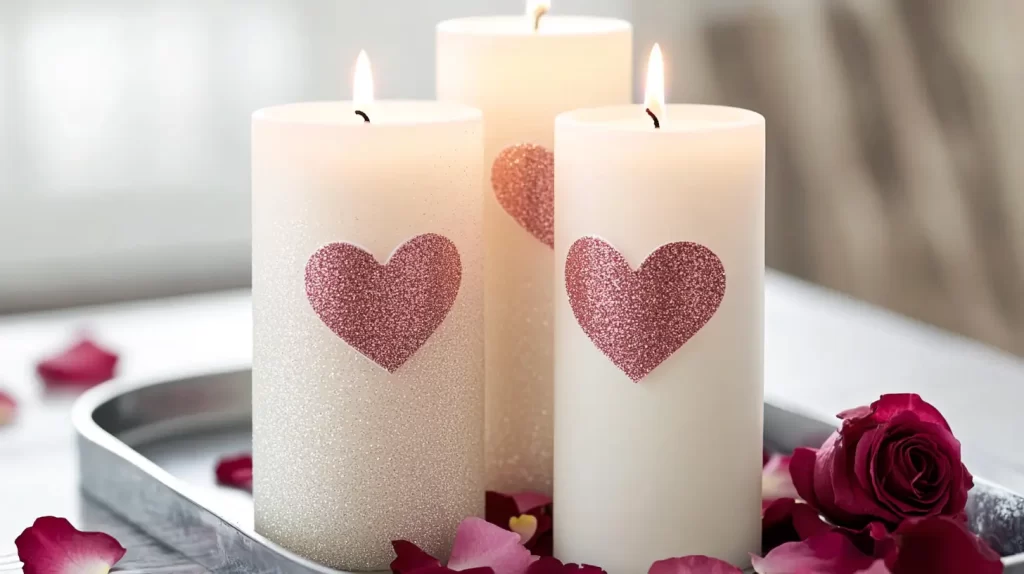 heart candles