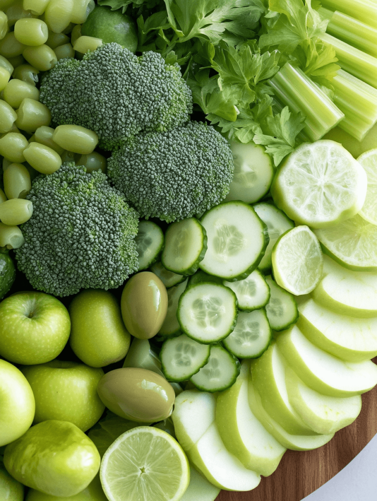 Broccoli and green foods