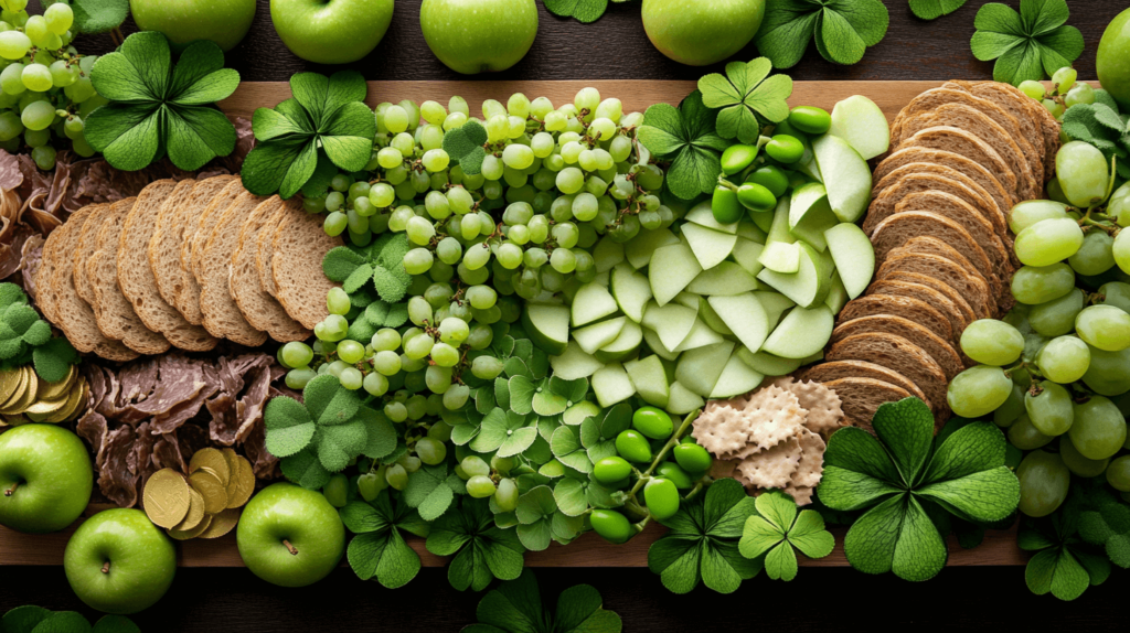 St. Patrick's day charcuterie board look