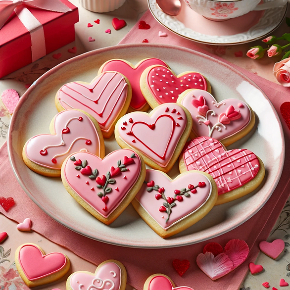 Valentine's Day desserts - cookies