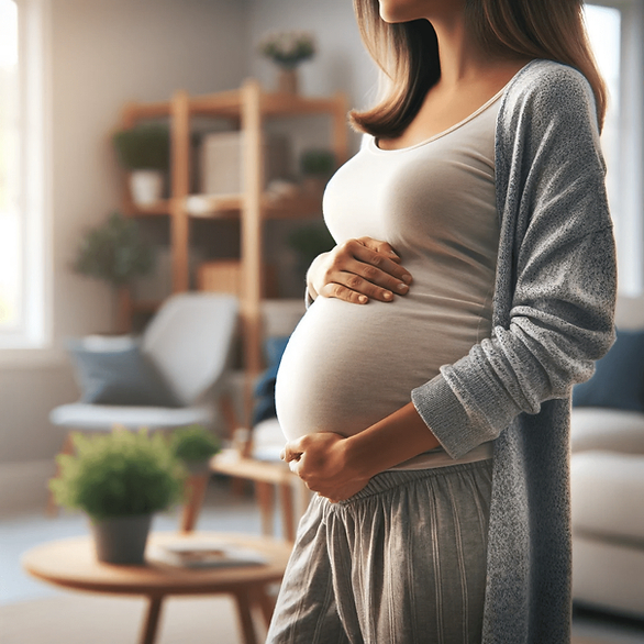 week-by-week pregnancy guide - pregnant belly profile