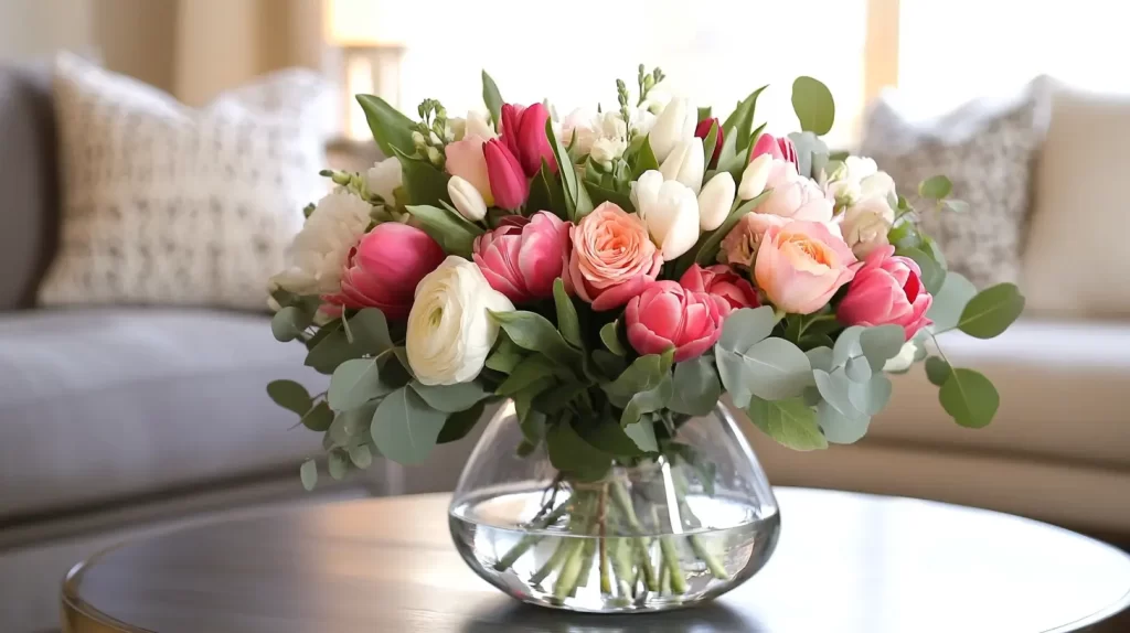 chic floral arrangement