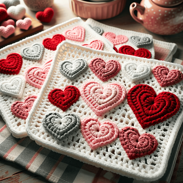 valentine crafts for adults heart potholders