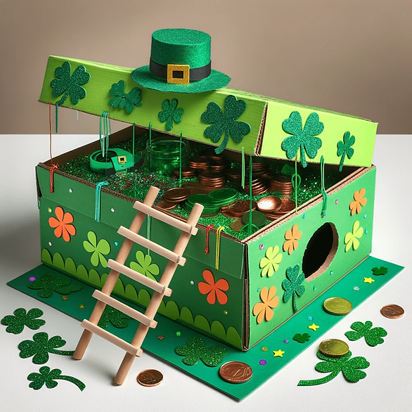build a leprechaun trap green box trap