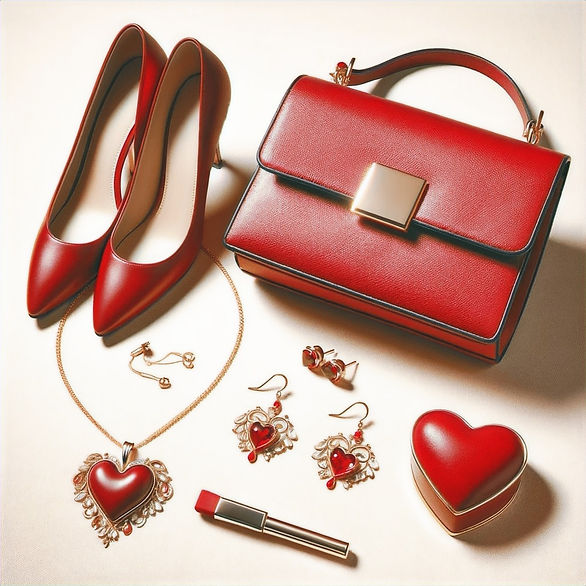 valentines outfits red purse and heels