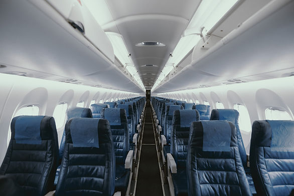 empty airplane seats