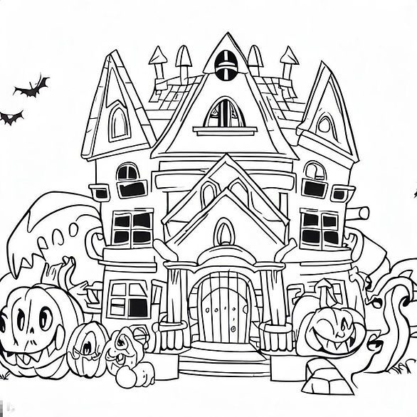 free printable halloween coloring pages for kindergarten