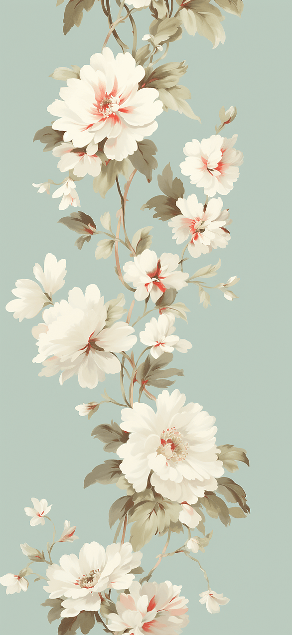Effortlessly elevate your day with this stylish, retro-inspired flower design. A classic, free wallpaper with a hint of refinement.