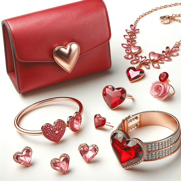 valentines outfits red purse and jewelry
