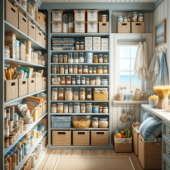 costal pantry theme