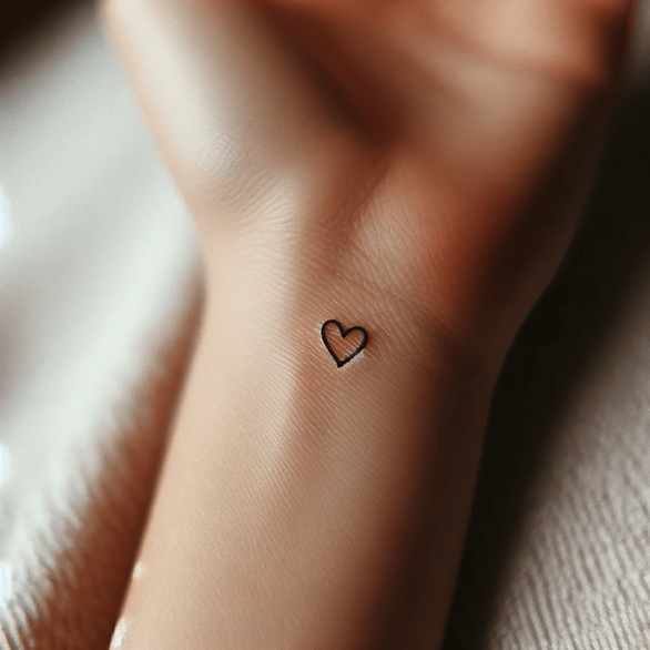 styles tattoos small wrist heart