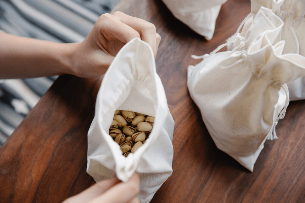 nut bag - road trip food ideas no refrigeration