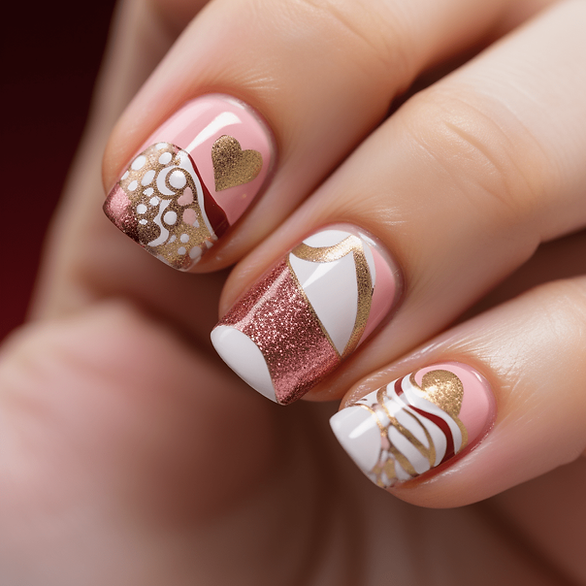 Valentine's Day nail ideas