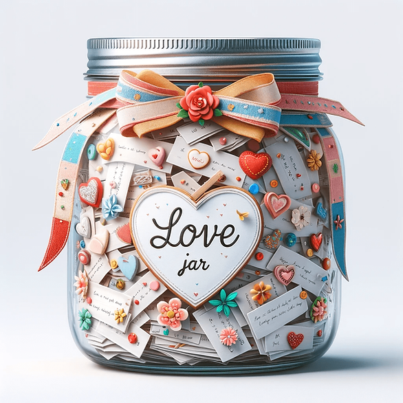 Simple DIY Valentine's Day Crafts - love jar