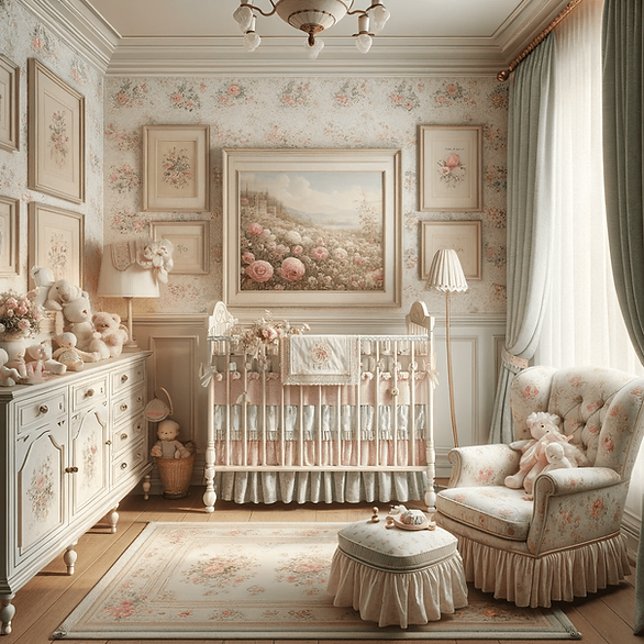 Nursery Bedroom Decorating Ideas - classic nursery