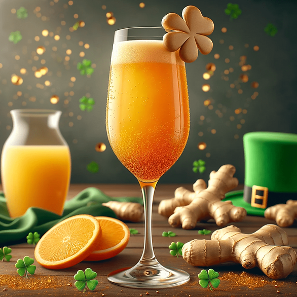 Ginger zing mimosa- St. Patrick's Day