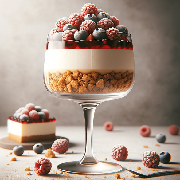 cheesecake wine glass desserts