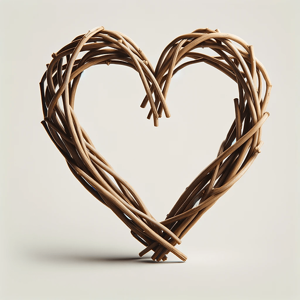 Simple DIY Valentine's Day Crafts twigs shaped like a heart