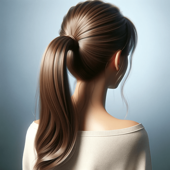 easy hairstyles for girls - ponytail