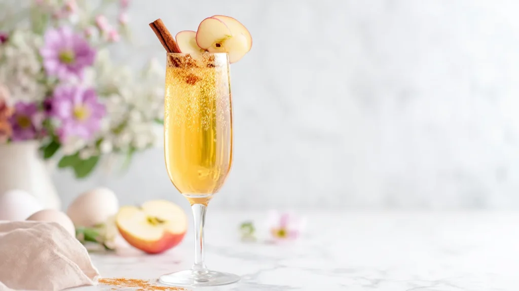 apple cider mocktail