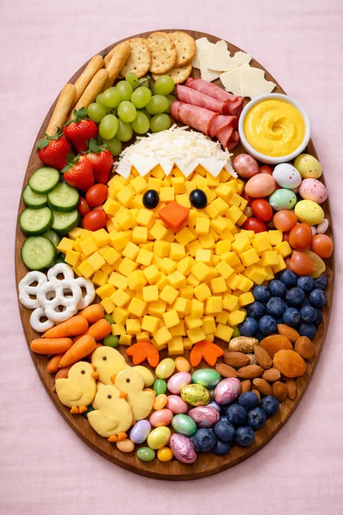 Easter chick charcuterie 