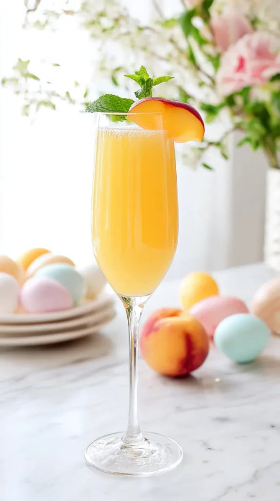 peach cocktail
