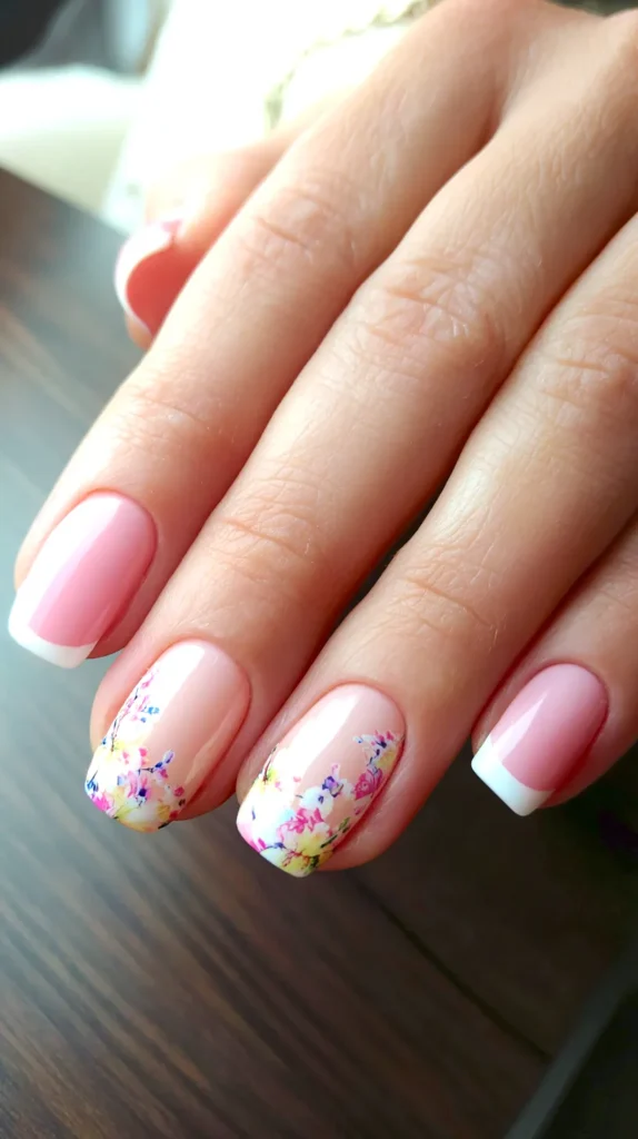 floral Spring nails