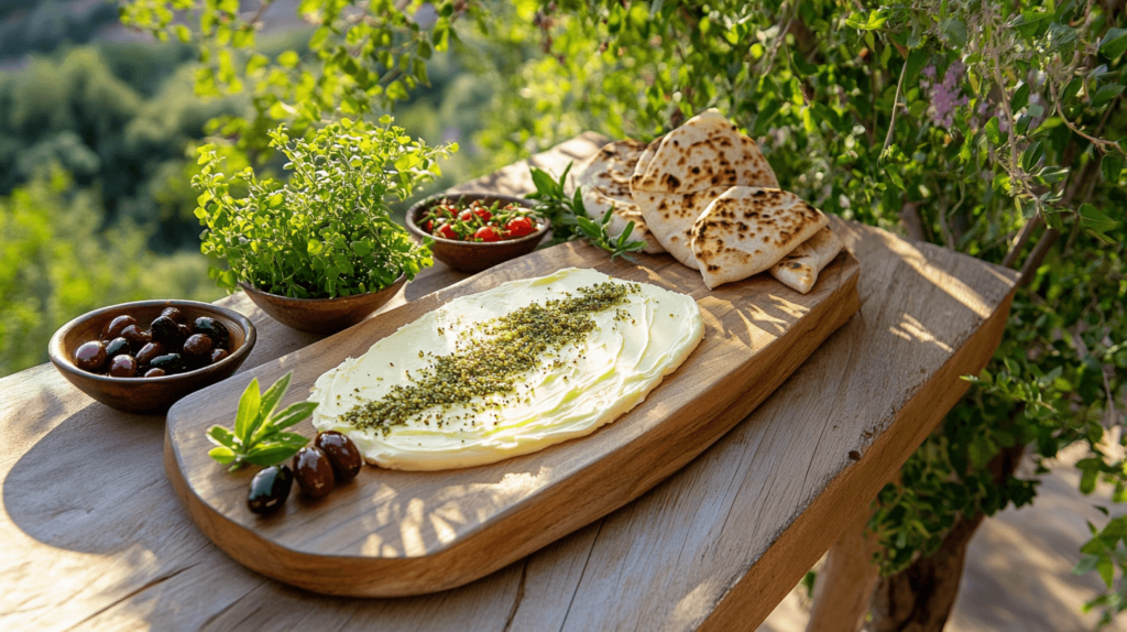 pita bread with butter