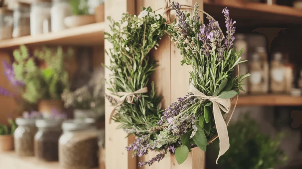 herbal wreath workshop