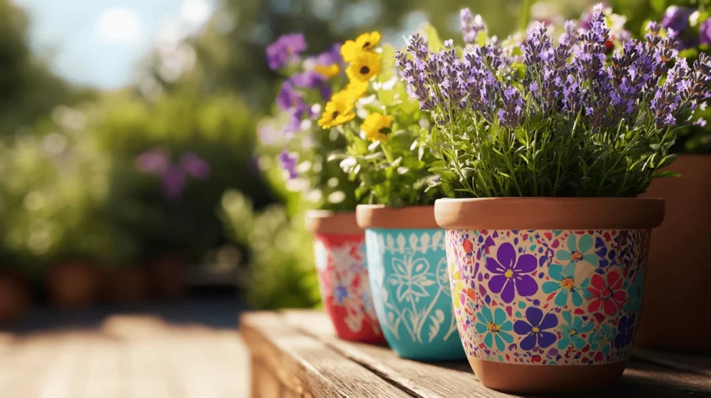 craft pots mother's day crafts