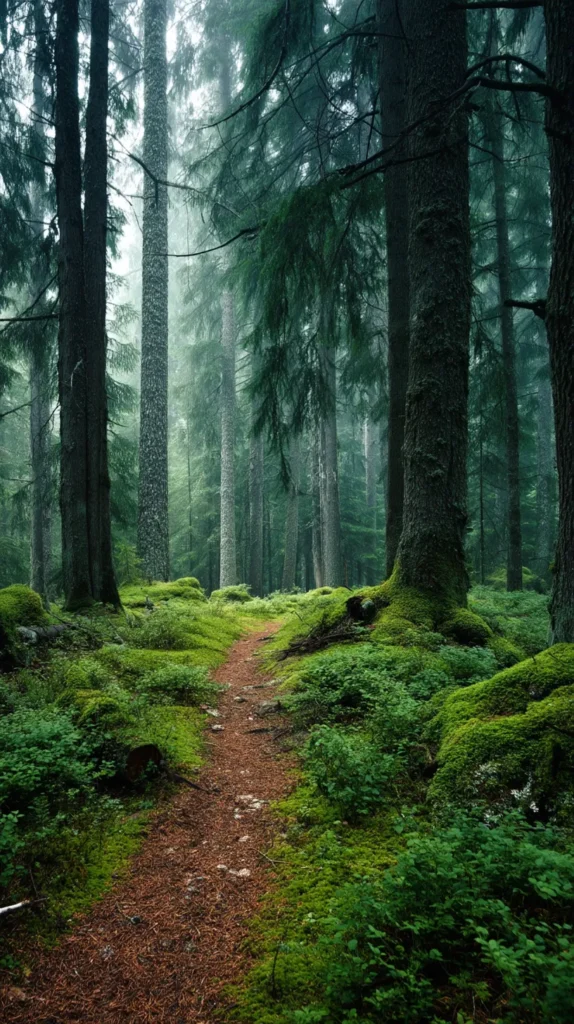 High-resolution photos of lush forests
