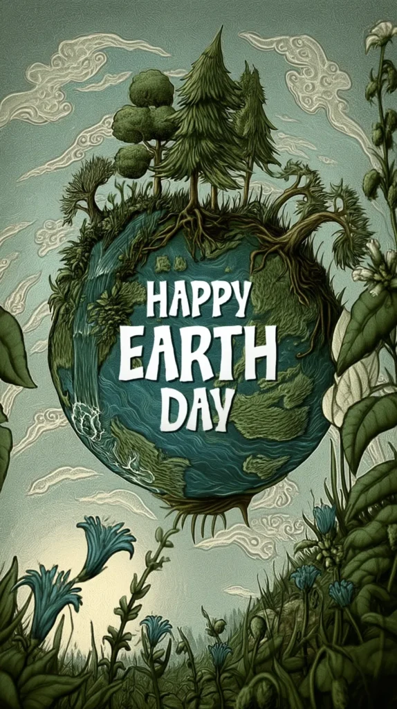 Happy Earth Day graphic