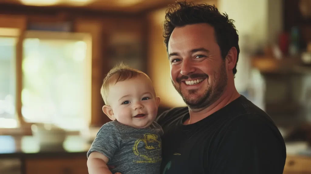 father's day captions for instagram dad and son in the house smiling