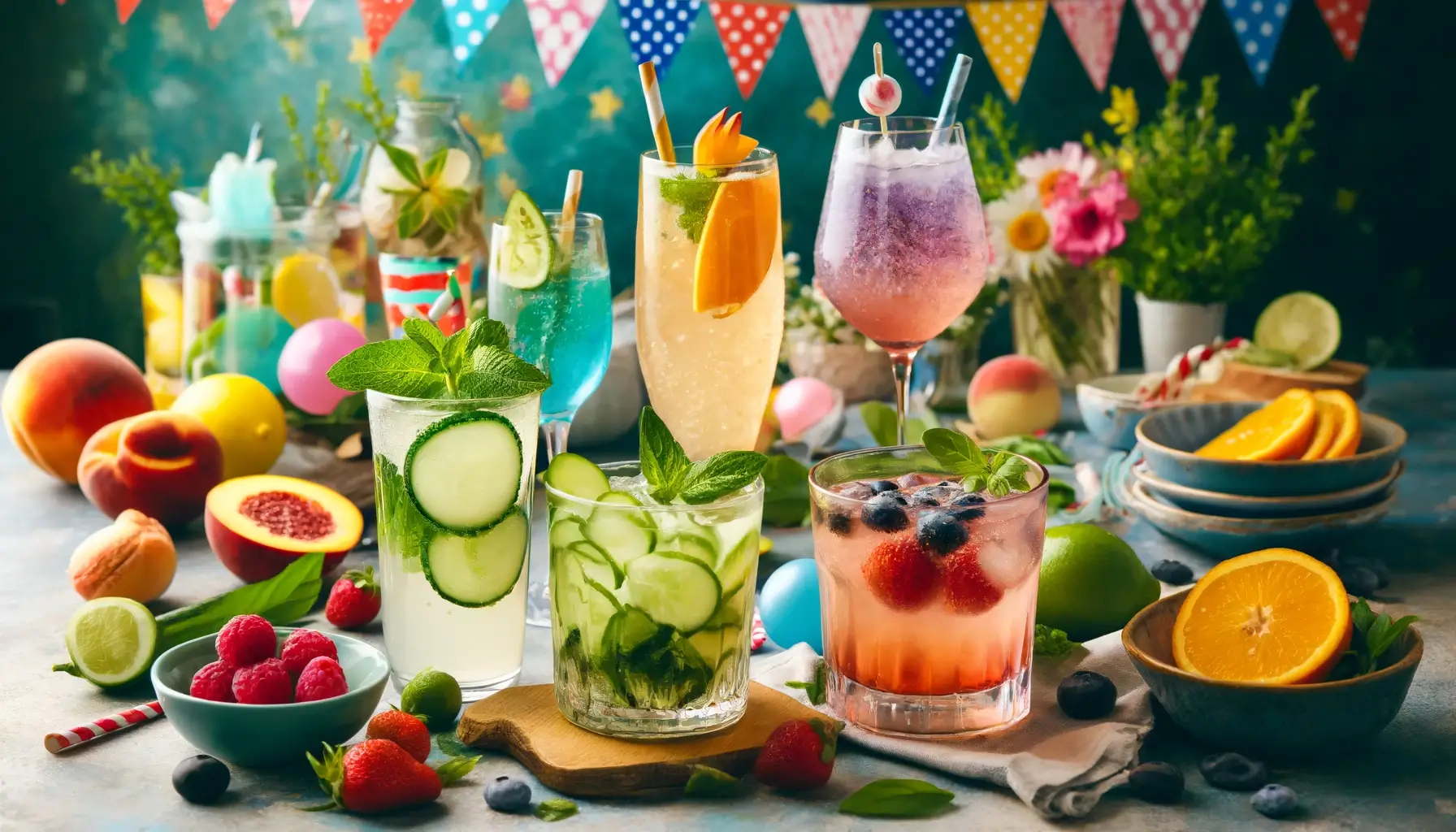 healthy summer mocktails