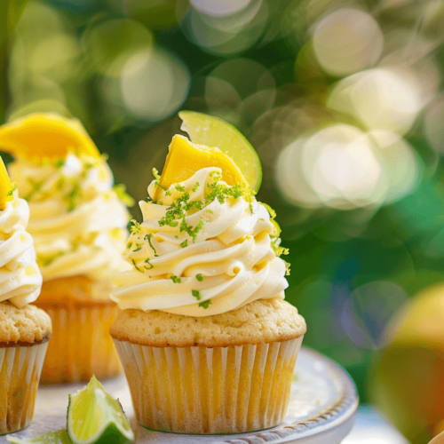 mango lime cupcakes
