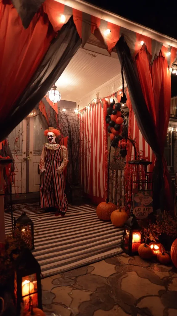 creepy circus Halloween party ideas