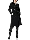 London Fog Women's 3/4 Length Double-Breasted Trench Coat with Belt