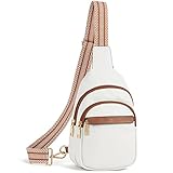 BOSTANTEN Small Sling Bag for Women Leather Crossbody Bags Fanny Pack Chest Bag for Travel