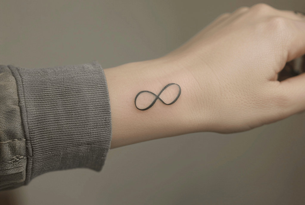 infinity sign on wrist