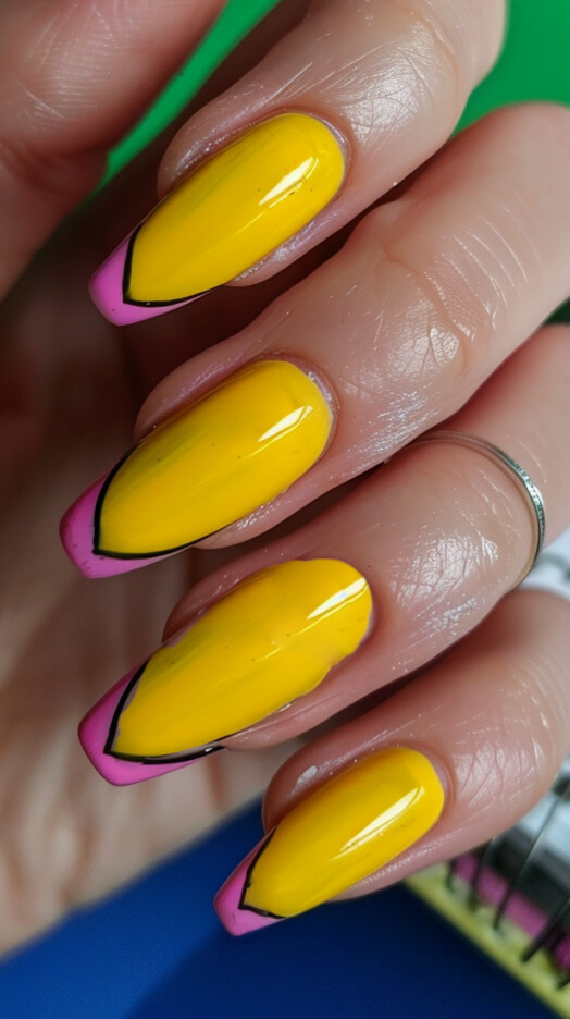 manicure to look like pencils