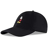 Disney Men's Baseball Cap, Mickey Mouse Adjustable Hat for Adult