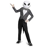 Disguise Disney Jack Skellington Nightmare Before Christmas Boys' Costume Black, Medium (7-8)