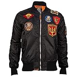 Top Gun® MA-1 Nylon Bomber Jacket with Patches